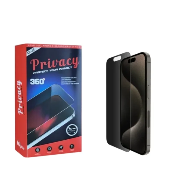 Tempered Glass For iPhone 12/12 Pro- Privacy (10 Pack)